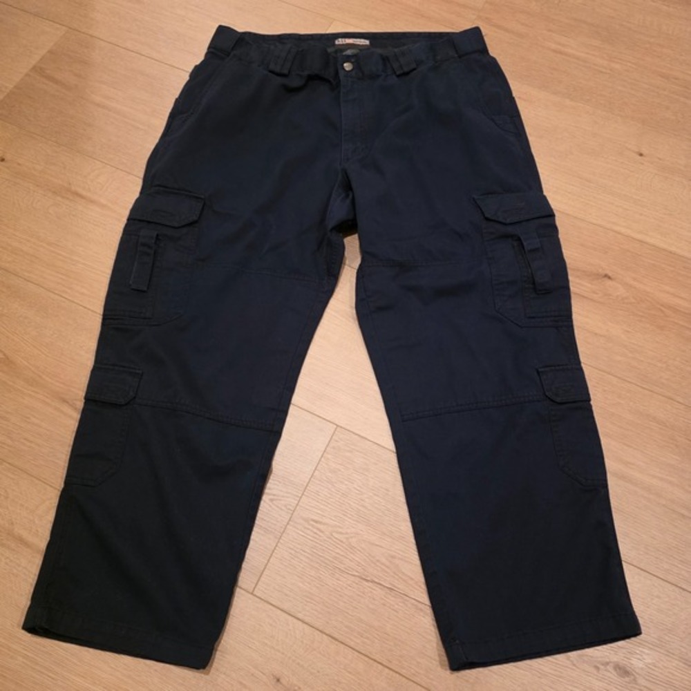 5.11 Tactical EMS Pants Mens 42x30 Navy Blue Cargo Ripstop Regular Fit 74310-724